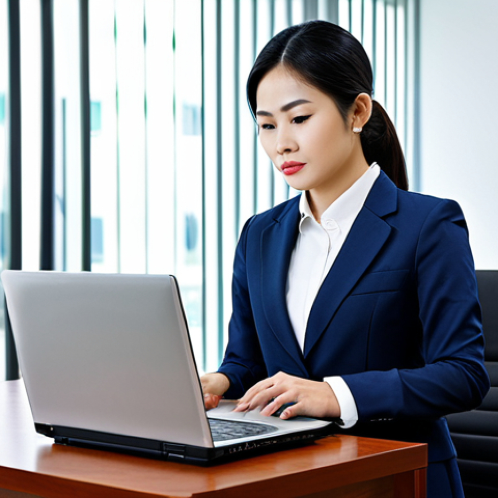 가상화폐 시장의 심리적 요소 분석 - Modern Vietnamese Businesswoman**

"A professional Vietnamese businesswoman in a tailored &aacute;o d&agrave;i, mo...